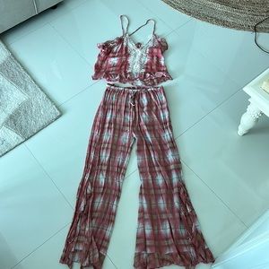 Free People plaid set!